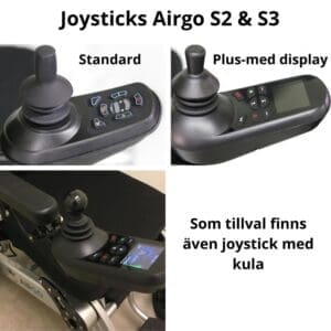 Joysticks Airgo S2&S3